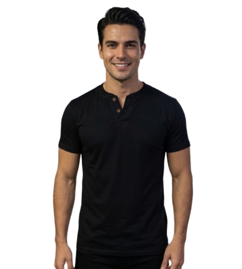 POLO PARA HOMBRE SLIM FIT CUELLO V - 1