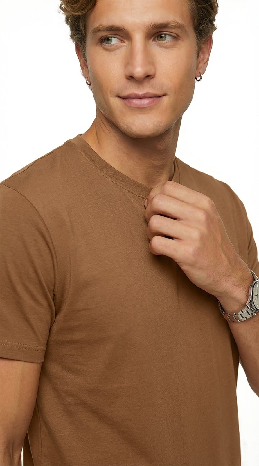 POLO PARA HOMBRE SLIM FIT CUELLO REDONDO - 1
