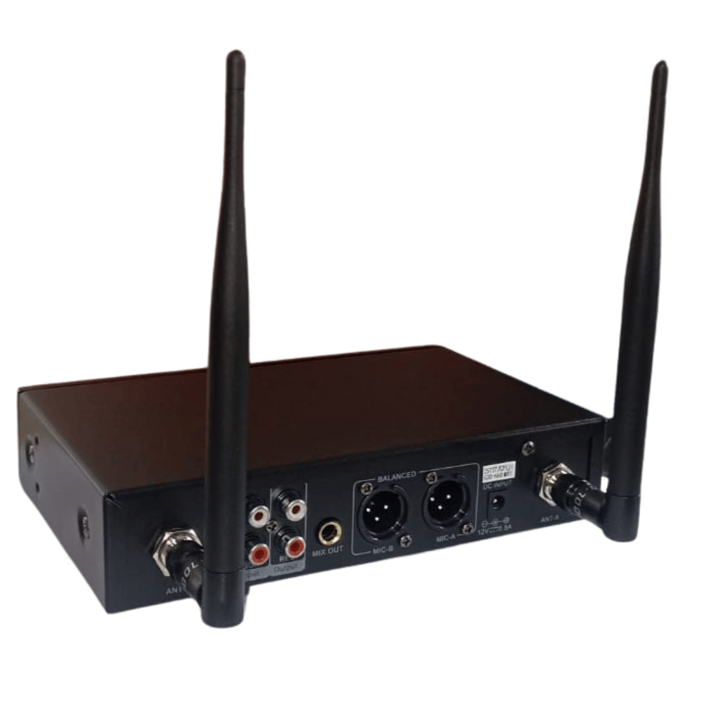 MICRÓFONO INALÁMBRICO BATBLACK BT-772 PROFESIONAL UHF CON BLUETOOTH - 2