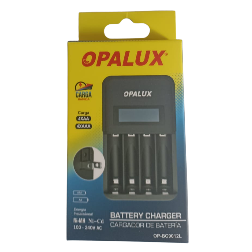 CARGADOR PARA PILAS AA/AAA OPALUX OP-BC9012L - 2