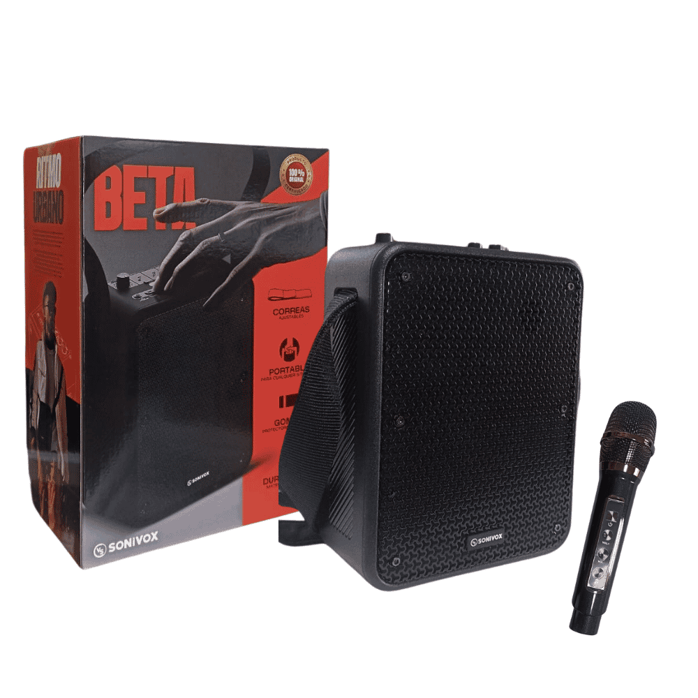 PARLANTE PORTATIL SONIVOX VS-SS801 BLUETOOTH 30W + MICROFONO INALAMBRICO - 1