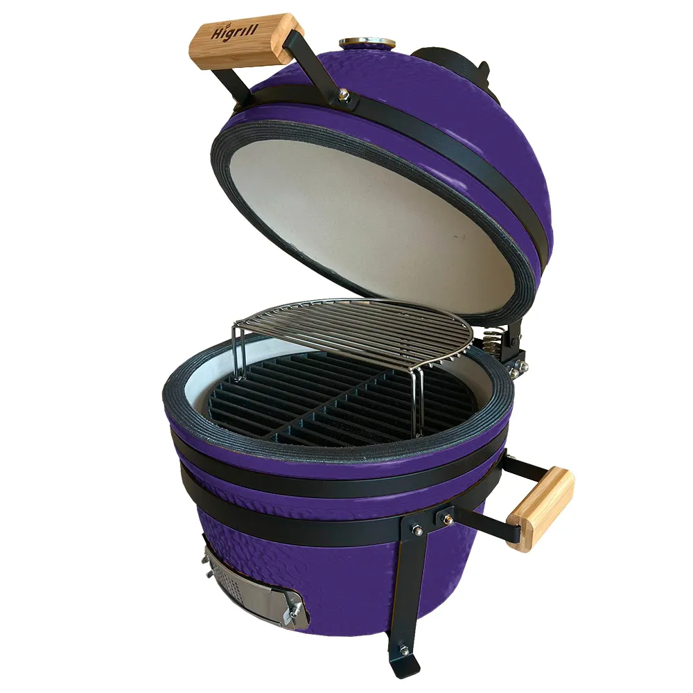 KAMADO HIGRILL K16-BS NEGRO BRILLANTE 16' PREMIUM XS BLACK STONE - 2
