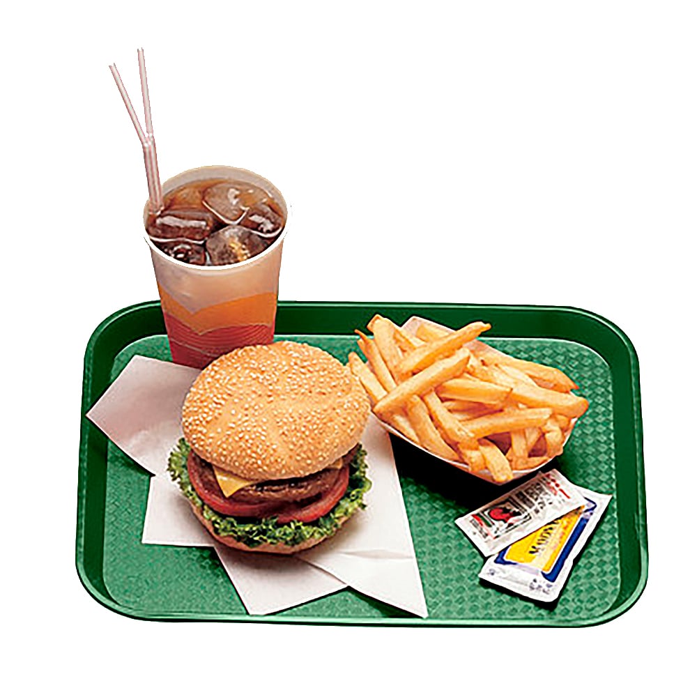 BANDEJA CAMBRO 1418FF FUENTE AZAFATE AUTOSERVICIO X 12 FAST FOOD 35.5 X 45,5 CM GREEN - 2
