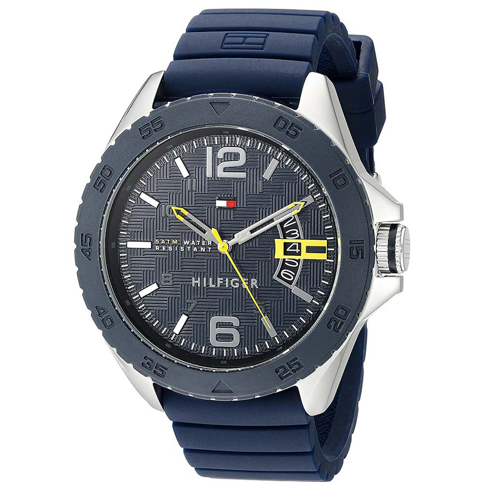 RELOJ TOMMY HILFIGER HOMBRE ANÁLOGO 1791204 CODY CORREA AZUL ACERO INOXIDABLE SILICONA - 2