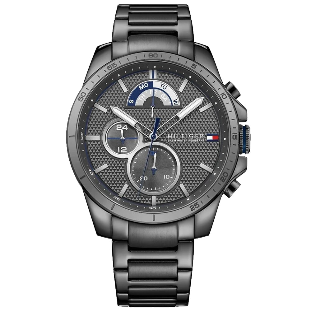 RELOJ TOMMY HILFIGER HOMBRE ANÁLOGO 1791347 COOL SPORT MULTIFUNCIONAL GRIS GUNMETAL - 1