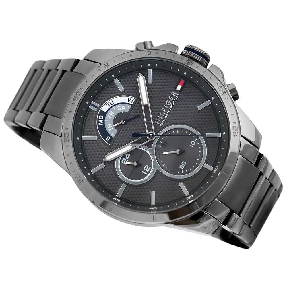 RELOJ TOMMY HILFIGER HOMBRE ANÁLOGO 1791347 COOL SPORT MULTIFUNCIONAL GRIS GUNMETAL - 3