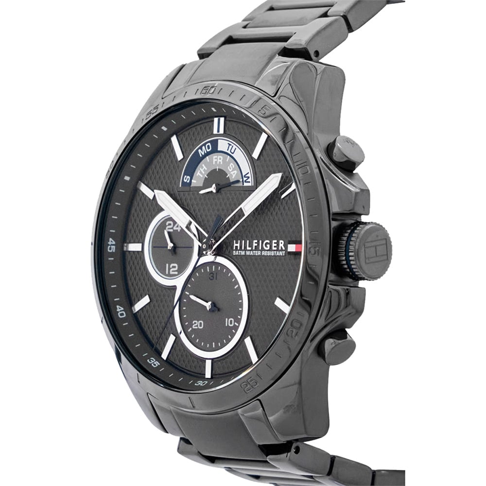 RELOJ TOMMY HILFIGER HOMBRE ANÁLOGO 1791347 COOL SPORT MULTIFUNCIONAL GRIS GUNMETAL - 5