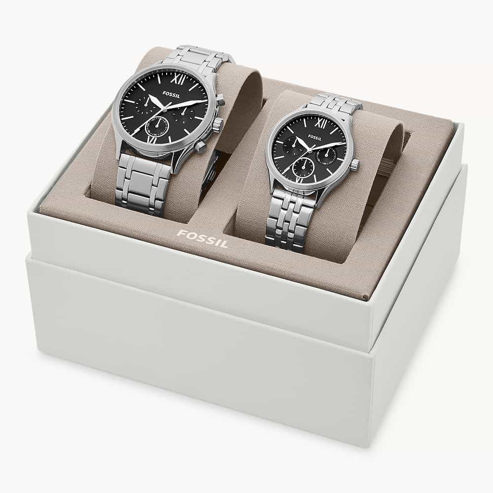 Fossil Fenmore BQ2698 Orologio Da Uomo In Acciaio Argento - Garanzia Ufficiale