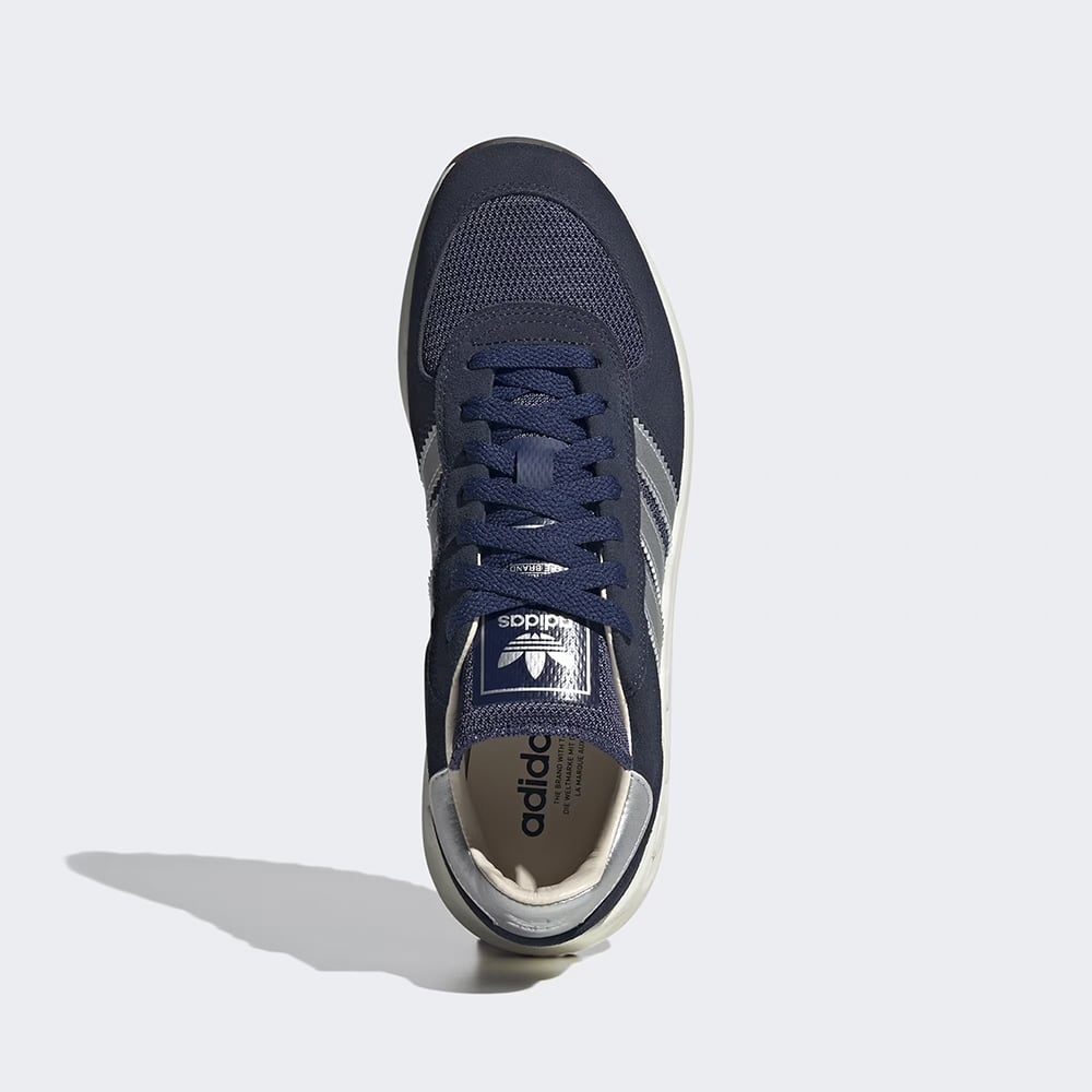 ZAPATILLAS ADIDAS URBANAS LA TRAINER LUX AZUL Y PLATEADO PARA HOMBRE - 3