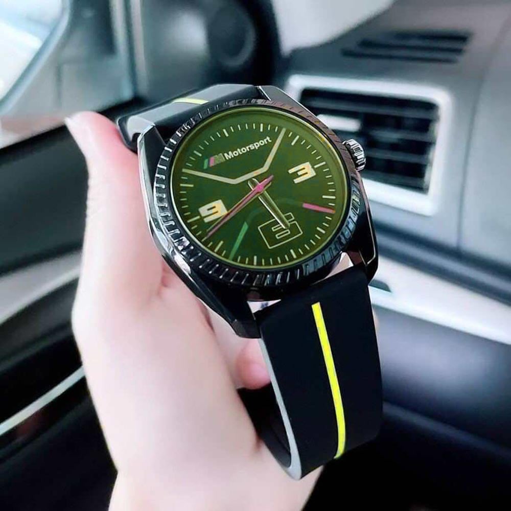 RELOJ BMW M MOTORSPORT BMW1006 RESINA NEGRO CORREA SILICOINA CON GARANTÍA (SIN CAJA) - 2