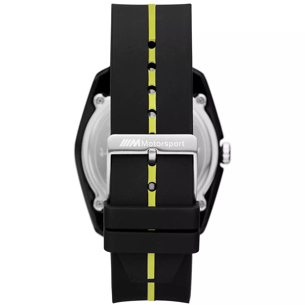 RELOJ BMW M MOTORSPORT BMW1006 RESINA NEGRO CORREA SILICOINA CON GARANTÍA (SIN CAJA) - 4