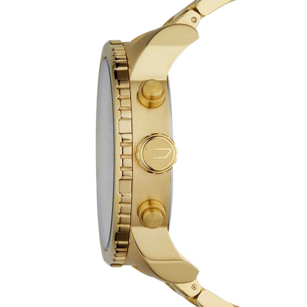 RELOJ HOMBRE ANÁLOGO DIESEL DOUBLE DOWN DZ4268 CRONÓMETRO ACERO INOXIDABLE DORADO - 5