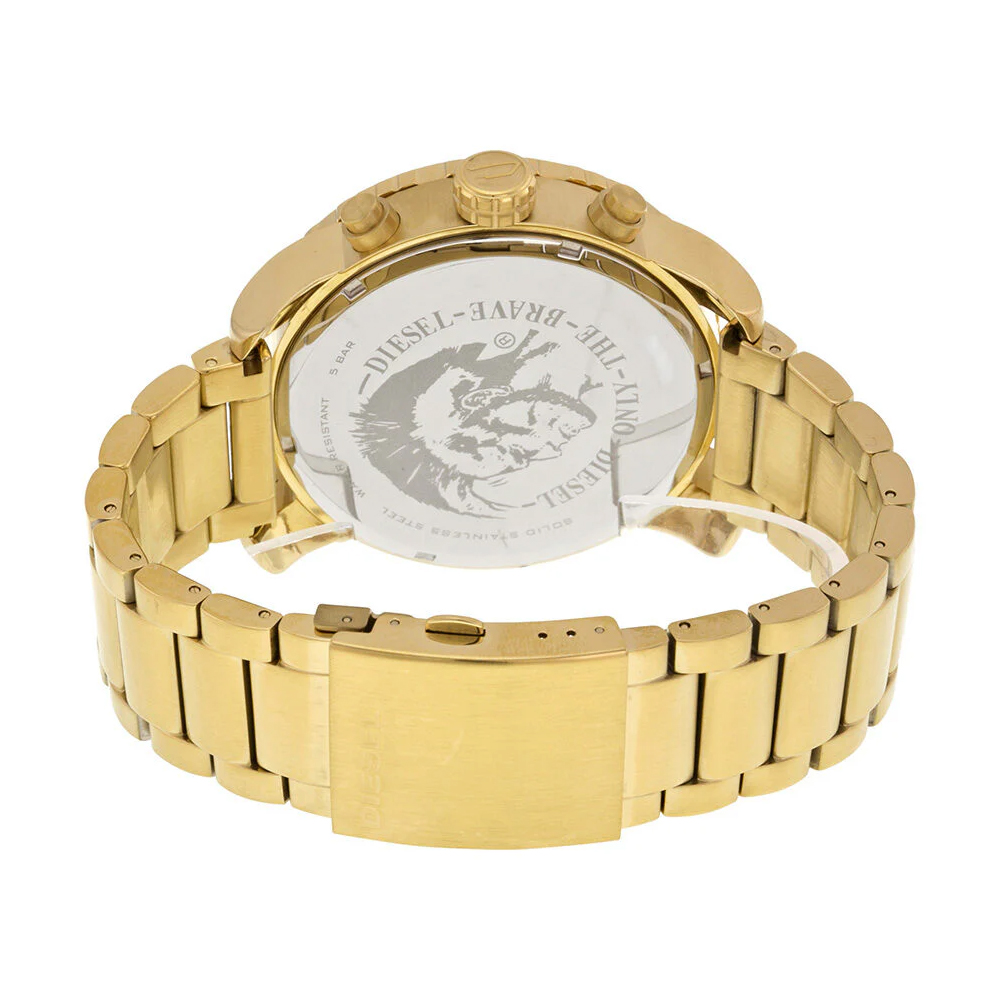 RELOJ HOMBRE ANÁLOGO DIESEL DOUBLE DOWN DZ4268 CRONÓMETRO ACERO INOXIDABLE DORADO - 7