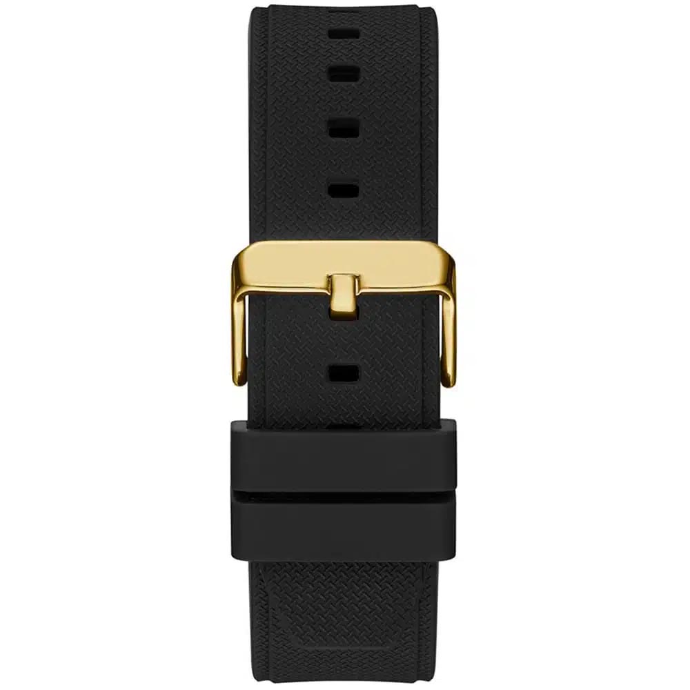 RELOJ GUESS THIRD GEAR GW0334G2 HOMBRE ANÁLOGO MULTIFUNCIONAL ACERO INOXIDABLE DORADO SILICONA NEGRO - 8