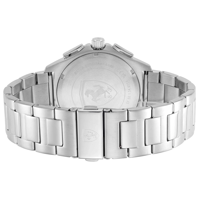 RELOJ FERRARI PILOTA EVO 0830881 PARA HOMBRE FECHA CRONÓMETRO ACERO INOXIDABLE DIAL NEGRO - 5