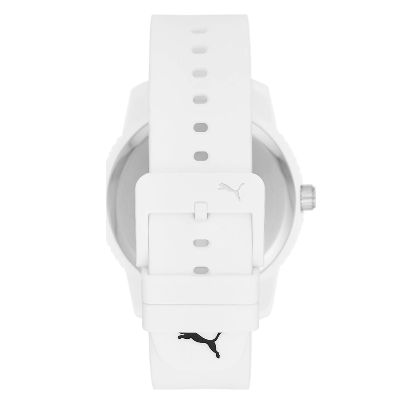 RELOJ PUMA ULTRAFRESH P5094 PARA HOMBRE CORREA DE SILICONA Y DIAL BLANCO - 6