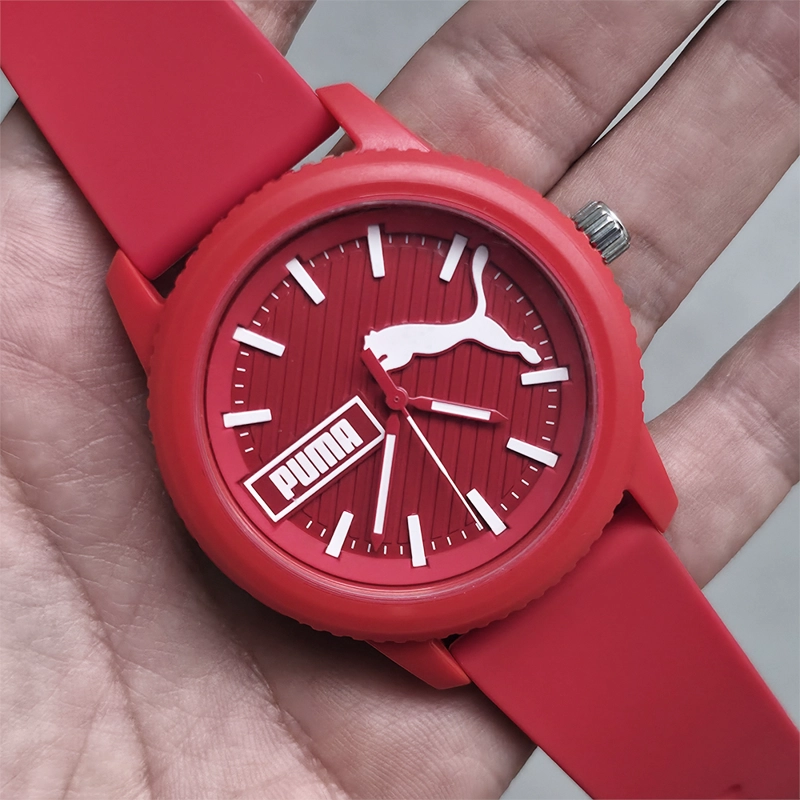 RELOJ PUMA ULTRAFRESH P5083 PARA HOMBRE CORREA SILICONA ROJO - 2