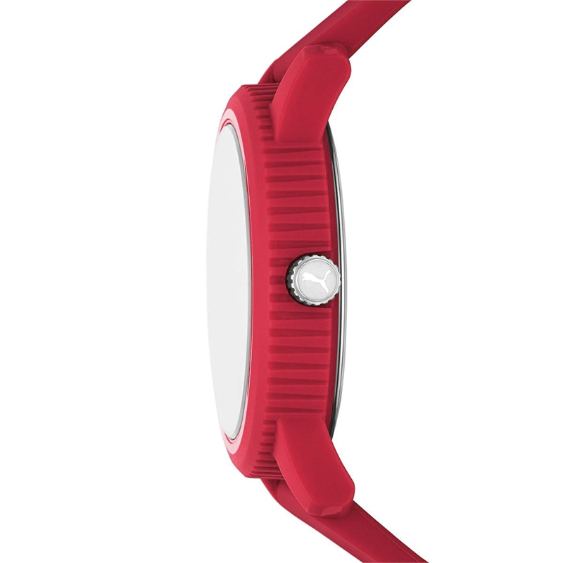 RELOJ PUMA ULTRAFRESH P5083 PARA HOMBRE CORREA SILICONA ROJO - 5