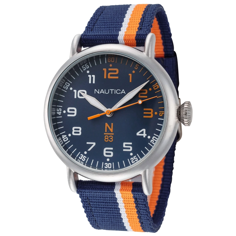 RELOJ NAUTICA WAKELAND NAPWLS912 PARA HOMBRE CORREA DE NYLON DIAL AZUL - 3
