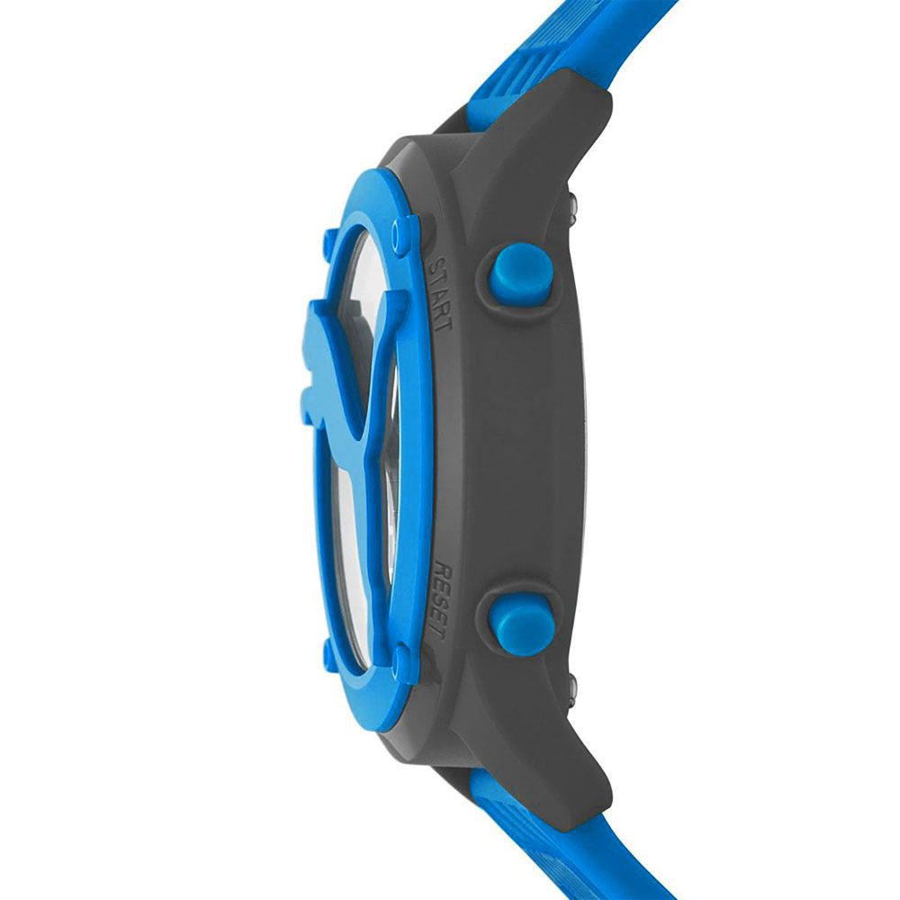 RELOJ HOMBRE DIGITAL PUMA BIG CAT P5101 LUZ DE FONDO ALARMA CRONÓMETRO CORREA DE SILICONA AZUL - 2
