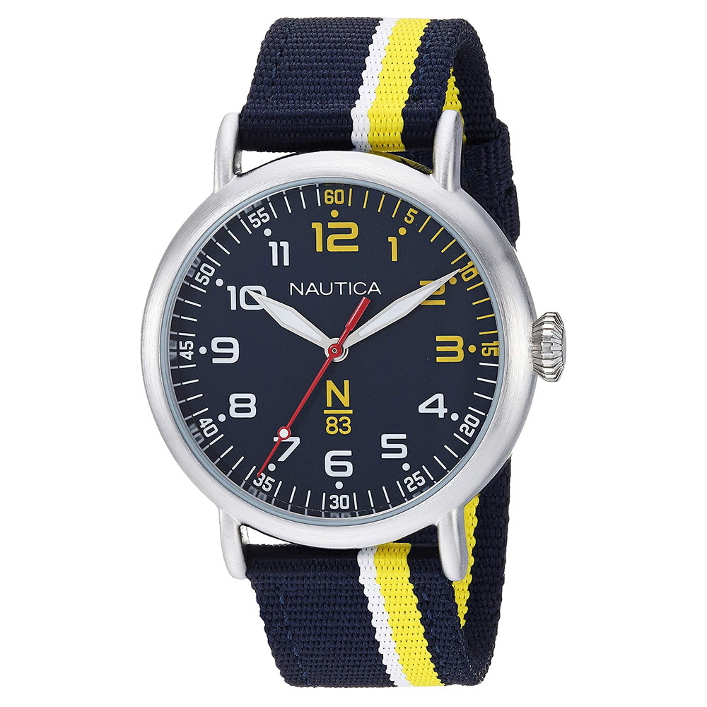 RELOJ NAUTICA WAKELAND NAPWLS907 PARA HOMBRE CORREA DE NYLON Y DIAL AZUL - 2