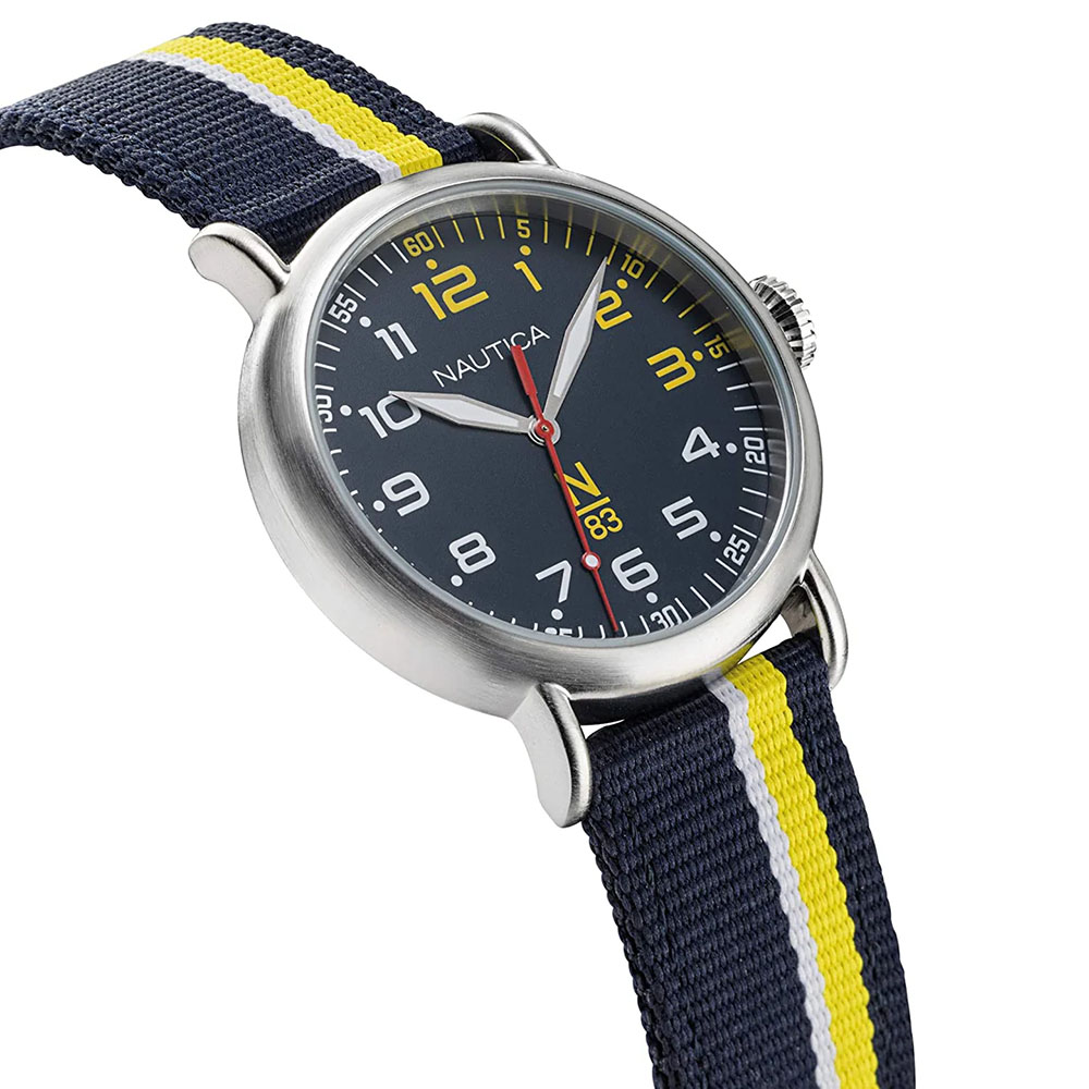 RELOJ NAUTICA WAKELAND NAPWLS907 PARA HOMBRE CORREA DE NYLON Y DIAL AZUL - 3