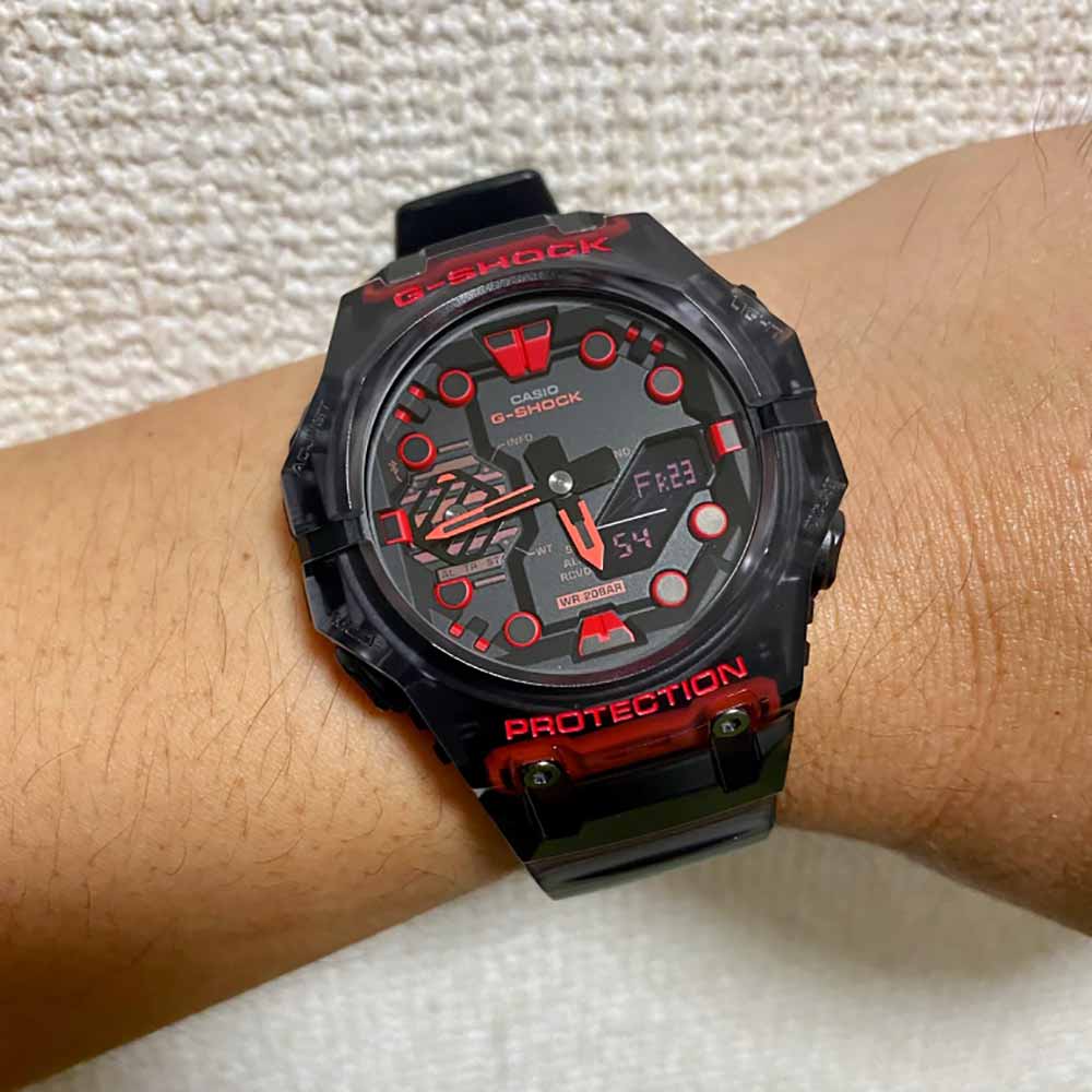 RELOJ HOMBRE CASIO G-SHOCK CARBON CORE GA-B001G-1A BLUETOOTH DIGITAL ANÁLOGO NEGRO TRANSPARENTE - 4