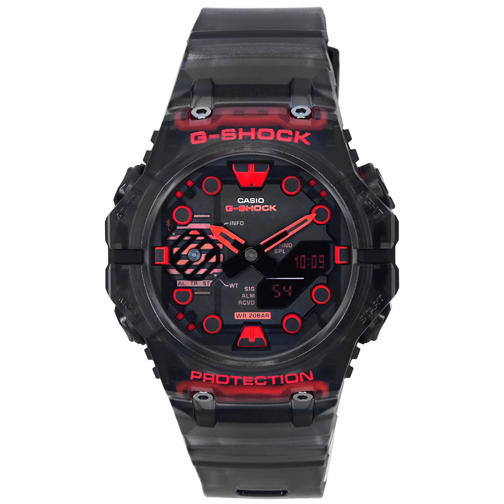 RELOJ HOMBRE CASIO G-SHOCK CARBON CORE GA-B001G-1A BLUETOOTH DIGITAL ANÁLOGO NEGRO TRANSPARENTE - 5