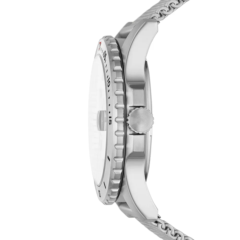 RELOJ FOSSIL BLUE FS5948 FECHA ACERO INOXIDABLE DIAL PLATEADO - 7