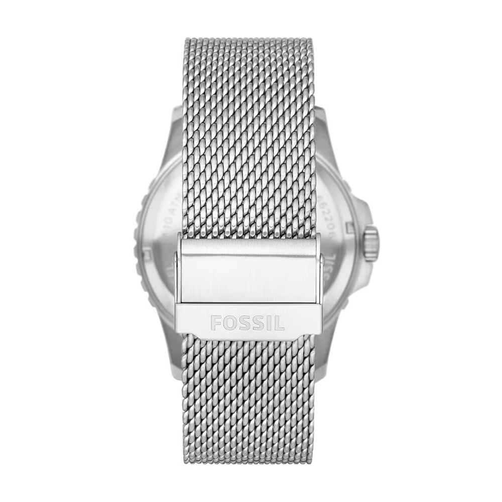 RELOJ FOSSIL BLUE FS5948 FECHA ACERO INOXIDABLE DIAL PLATEADO - 8