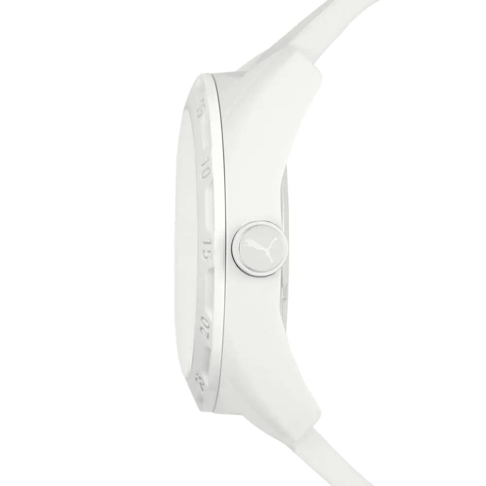 RELOJ PUMA STREET P5089 PARA HOMBRE CORREA DE SILICONA BLANCO - 7