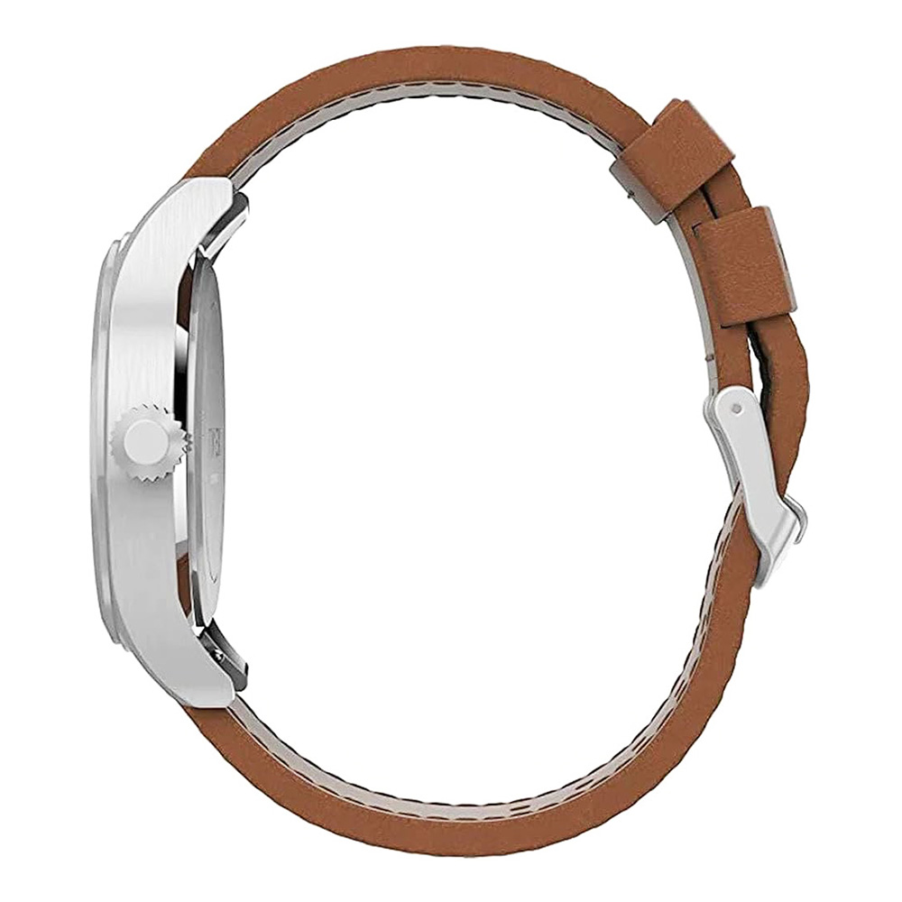 RELOJ TIMEX EXPEDITION SCOUT X PEANUTS TW4B25000 SNOOPY FECHA LUZ INDIGLO CORREA CUERO MARRÓN - 5