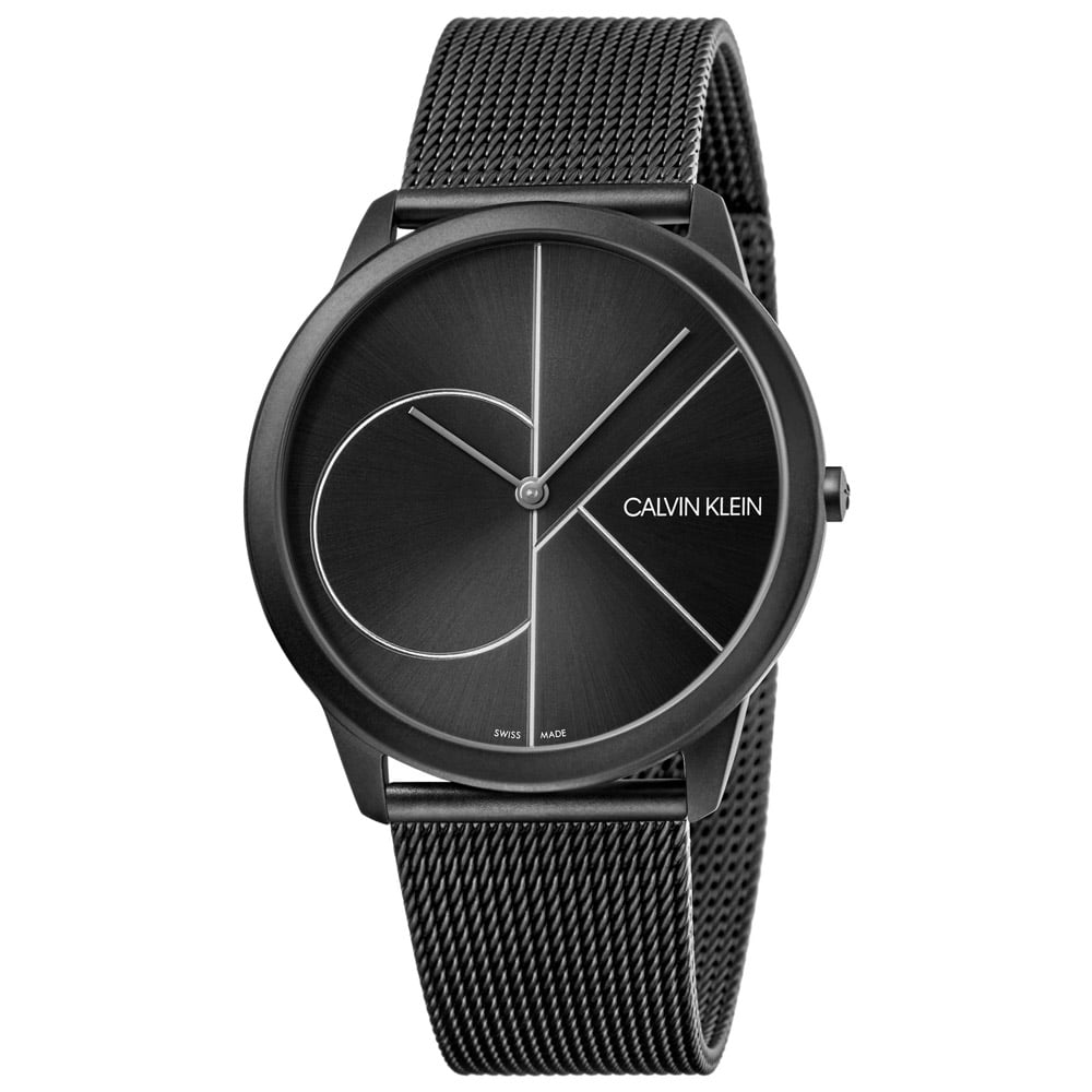 RELOJ CALVIN KLEIN MINIMAL K3M5T451 SUIZO ACERO INOXIDABLE NEGRO - 1