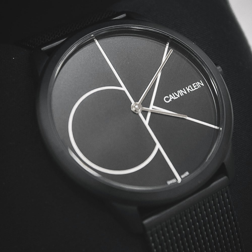 RELOJ CALVIN KLEIN MINIMAL K3M5T451 SUIZO ACERO INOXIDABLE NEGRO - 4