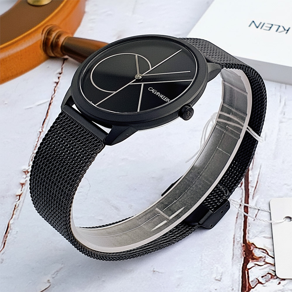 RELOJ CALVIN KLEIN MINIMAL K3M5T451 SUIZO ACERO INOXIDABLE NEGRO - 7