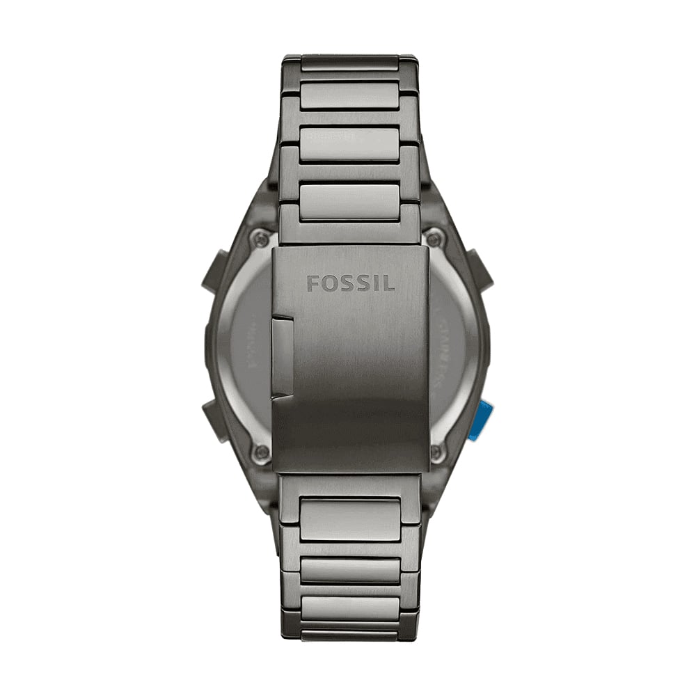 RELOJ FOSSIL EVERETT FS5861 SOLAR DIGITAL ACERO INOXIDABLE GUNMETAL - 5