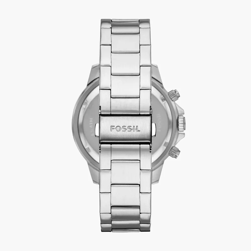 RELOJ FOSSIL BANNON BQ2771 MULTIFUNCIONAL ACERO INOXIDABLE DIAL AZUL - 7