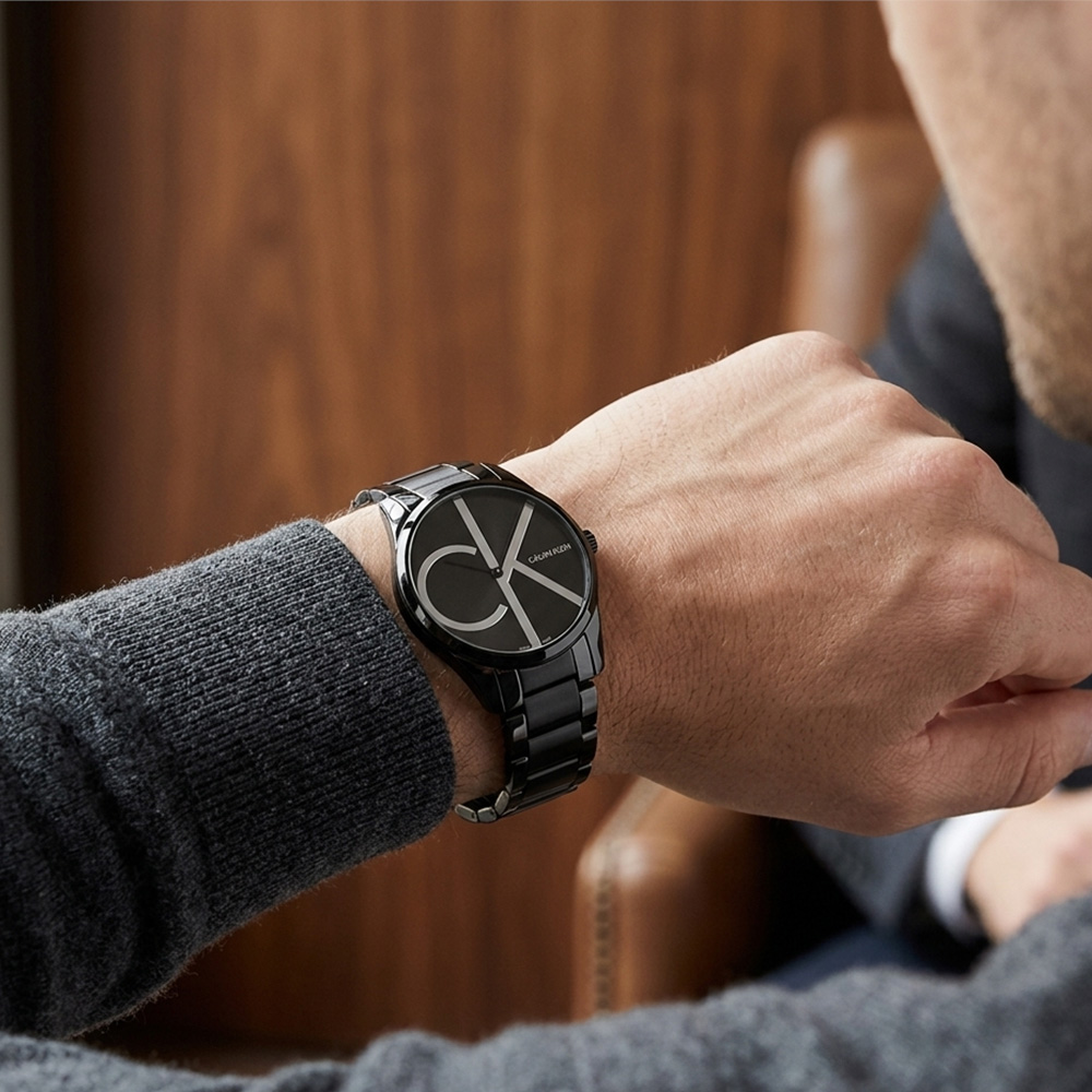 RELOJ CALVIN KLEIN TIME K4N21441 SUIZO ZAFIRO ACERO INOXIDABLE NEGRO - 3