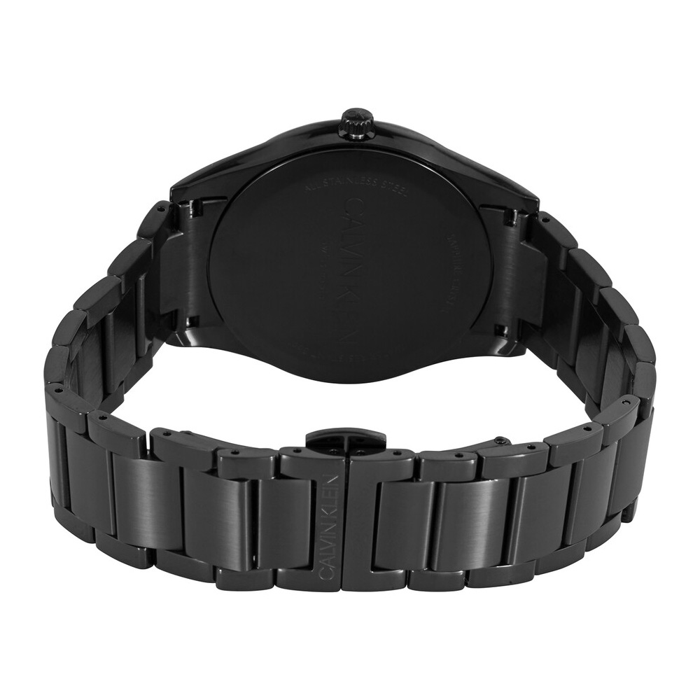 RELOJ CALVIN KLEIN TIME K4N21441 SUIZO ZAFIRO ACERO INOXIDABLE NEGRO - 6