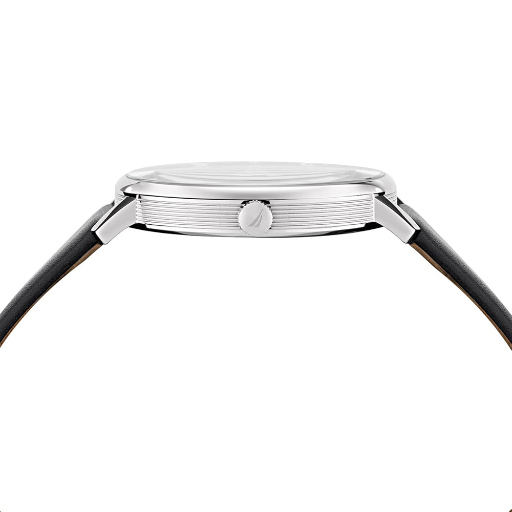 RELOJ NAUTICA CAPRERA NAPCRF910 ACERO INOXIDABLE CORREA DE CUERO Y DIAL NEGRO - 5