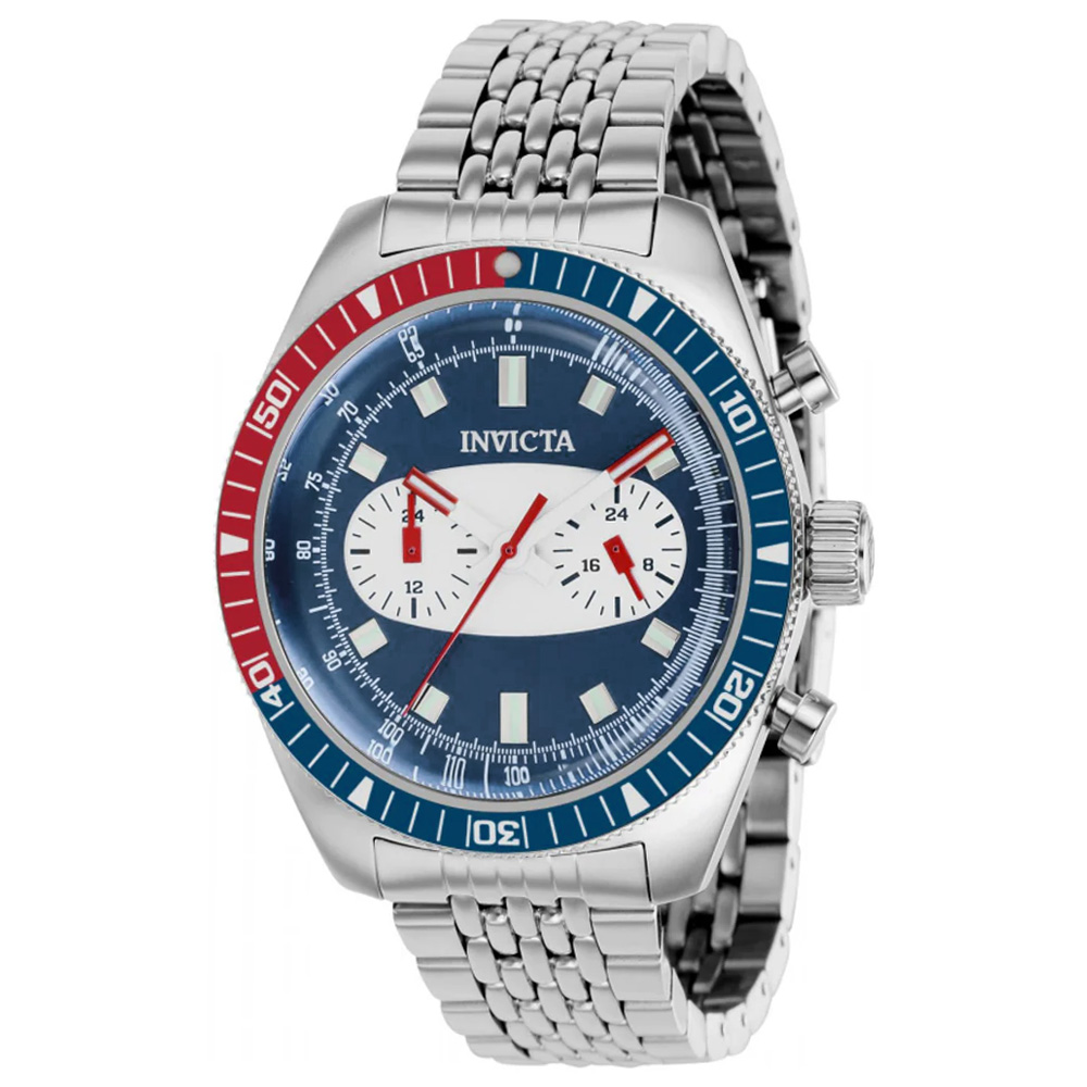 RELOJ INVICTA SPEEDWAY 40526 ACERO INOXIDABLE DIAL AZUL - 1