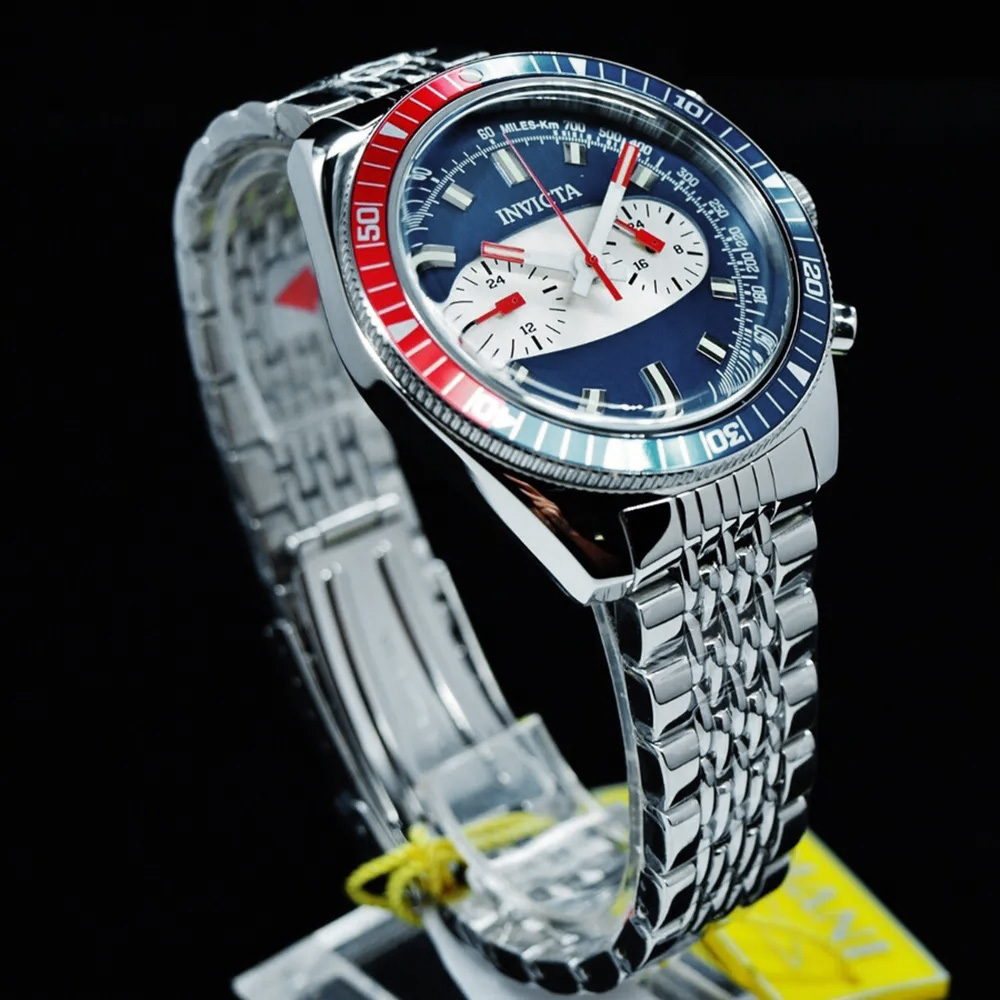 RELOJ INVICTA SPEEDWAY 40526 ACERO INOXIDABLE DIAL AZUL - 2
