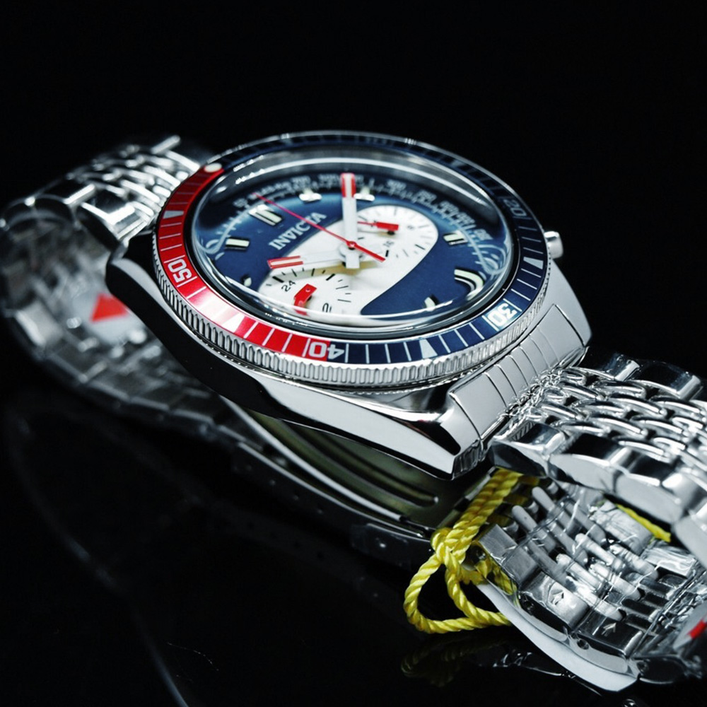 RELOJ INVICTA SPEEDWAY 40526 ACERO INOXIDABLE DIAL AZUL - 6
