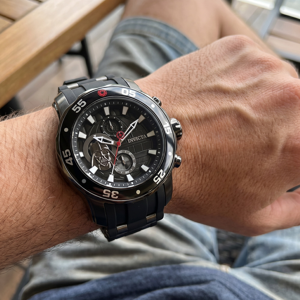 RELOJ INVICTA STAR WARS DARTH VADER 37210 EDICION LIMITADA CRONÓMETRO - 4