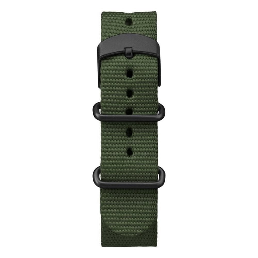 RELOJ TIMEX EXPEDITION SCOUT TW4B15500 LUZ INDIGLO FECHA CORREA DE NYLON VERDE DIAL CREMA - 5