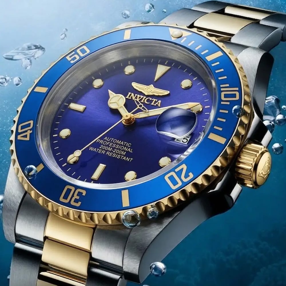 RELOJ INVICTA PRO DIVER 8928OB AUTOMÁTICO FECHA ACERO INOXIDABLE DIAL AZUL - 3