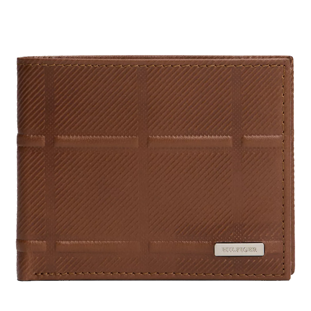 BILLETERA TOMMY HILFIGER PARA HOMBRE 31TL220183-T BIFOLD CUERO EN RELIEVE - 1