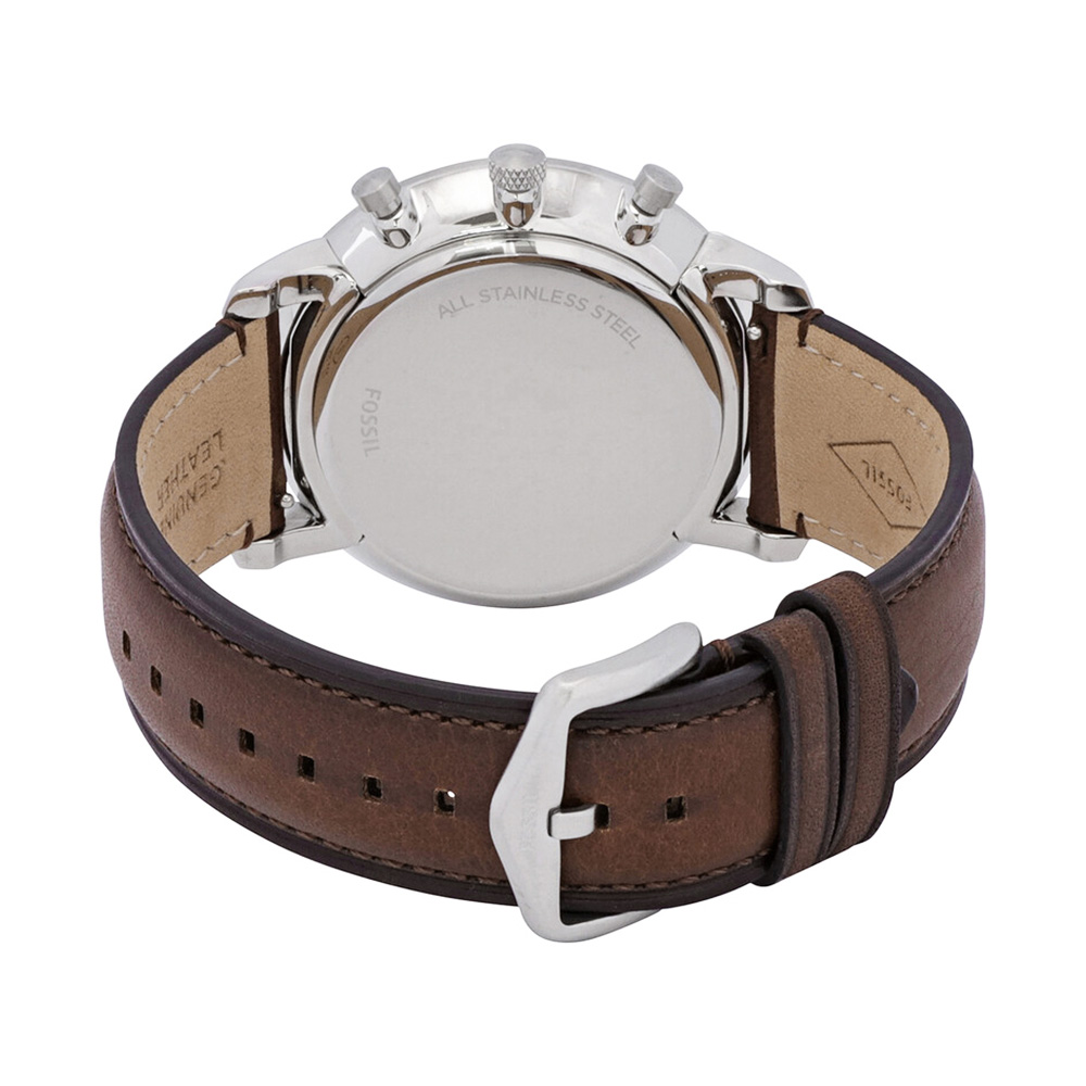 RELOJ FOSSIL NEUTRA FS5982 FECHA CRONOMETRO ACERO INOXIDABLE DIAL BEIGE - 7