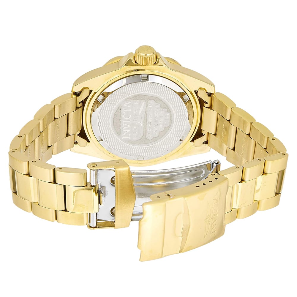RELOJ INVICTA PRO DIVER 14124 FECHA ACERO INOXIDABLE DORADO - 8
