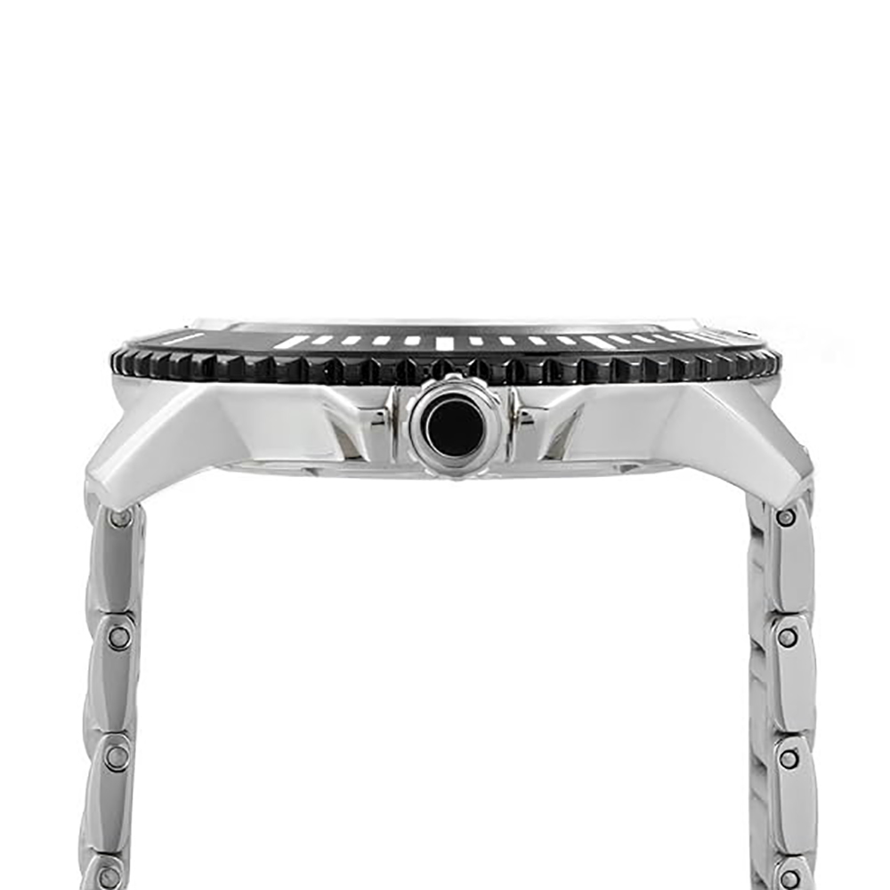 RELOJ PERRY ELLIS DEEP DIVER 46 02005-02 FECHA ACERO INOXIDABLE DIAL GRIS OSCURO - 4